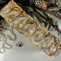 Ambered Vanilla Luxury Handmade Soap Bar - Warm Amber & Honey