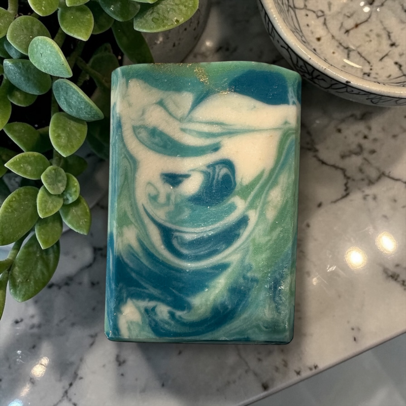 Blue Drift Luxury Handmade Soap Bar - Fresh Water & Soft Woods