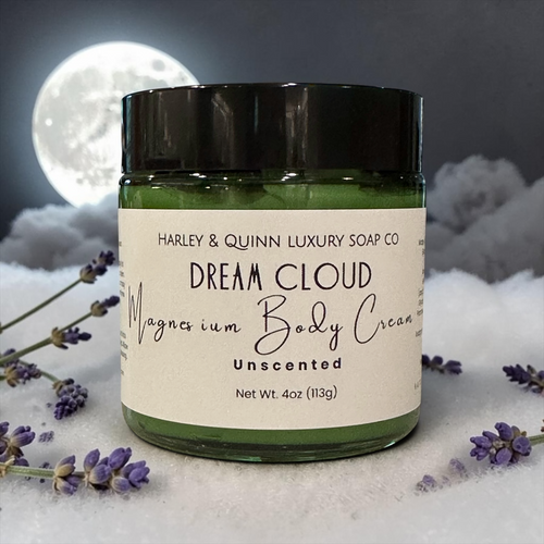 Dream Cloud Luxury Magnesium Body Cream - Lightweight & Non-Greasy