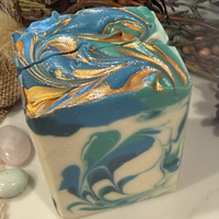 Golden Tropics Luxury Handmade Soap Bar - Pineapple, Mango & Coconut Cream