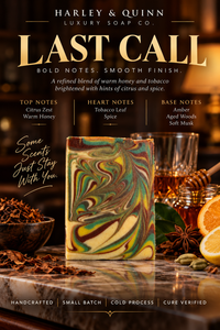 Last Call-Tobacco Leaf & Amber Soap Bar