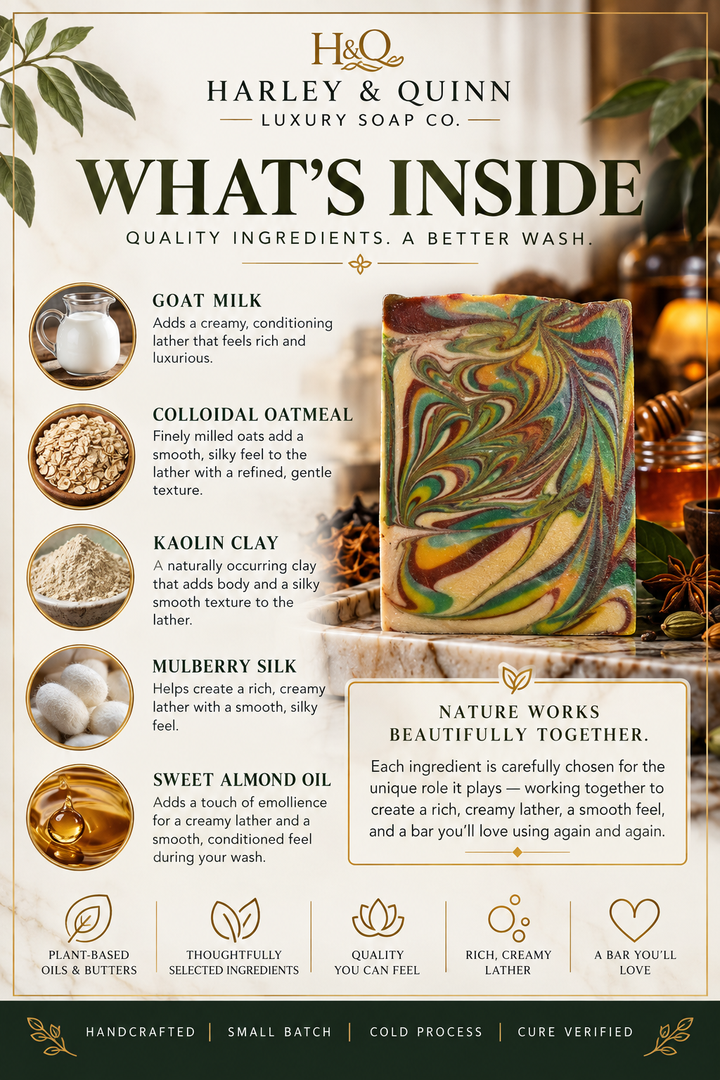 Last Call-Tobacco Leaf & Amber Soap Bar