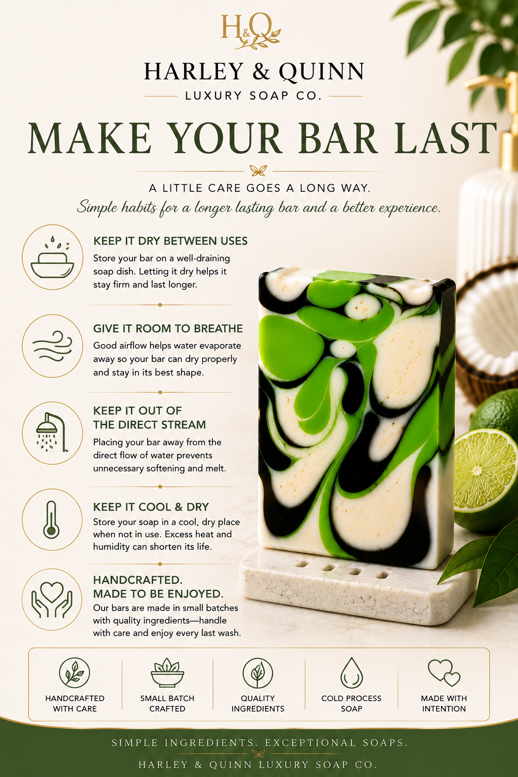 Lime Light-Coconut, Lime & Verbena Soap Bar