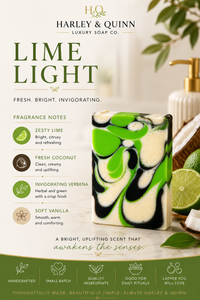Lime Light-Coconut, Lime & Verbena Soap Bar