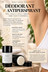 RESET Daily Deodorant | Aluminum-Free Deodorant Stick