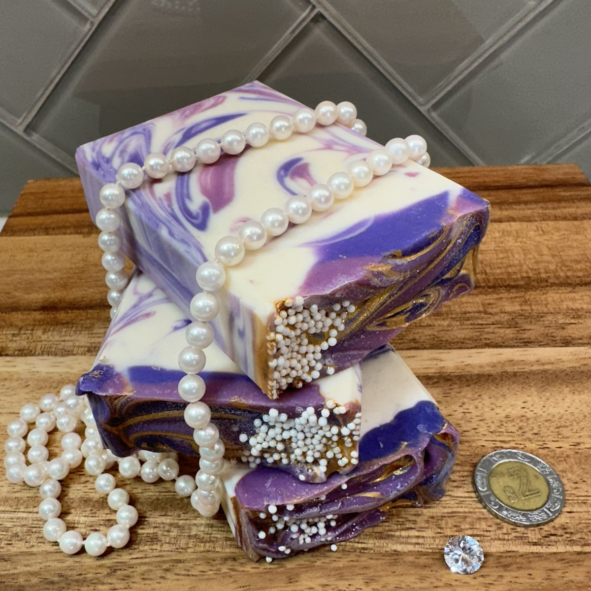 Sweet Berry Vanilla Luxury Handmade Soap Bar - Black Raspberry, Plum & Vanilla