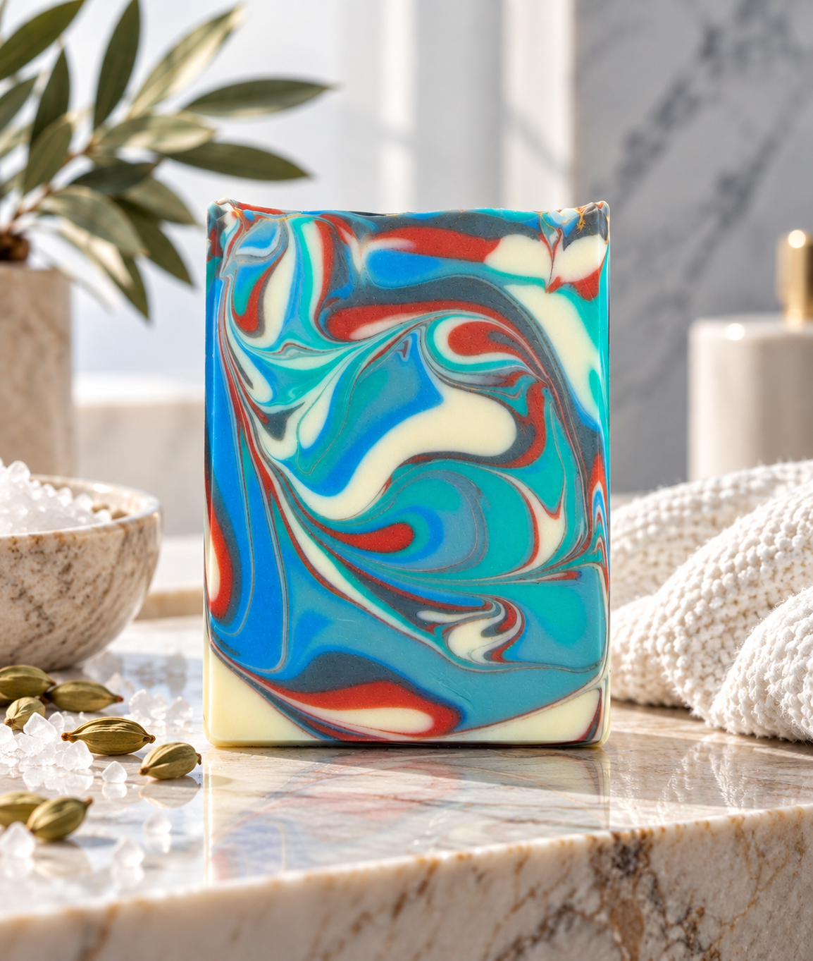Wide Open-Sea Salt, Cardamom & Amber Soap Bar