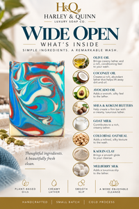 Wide Open-Sea Salt, Cardamom & Amber Soap Bar