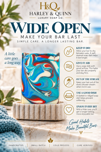 Wide Open-Sea Salt, Cardamom & Amber Soap Bar